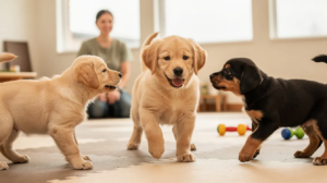 Puppy socialization checklist for safe group play